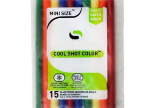 Ultra Low Temp Color Cool Shot Mini Hot Melt Glue Sticks