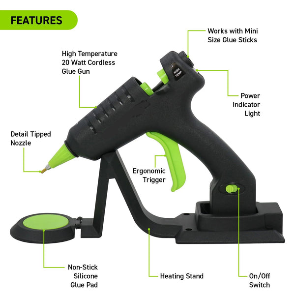Cordless Detailer High Temp Mini Glue Gun